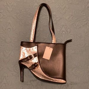 Brand new,  high heal, shoe purse